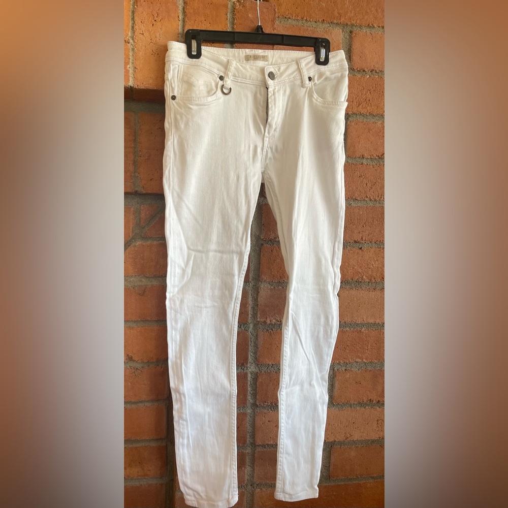 Burberry Westbrook Skinny Ankle Jeans White 30